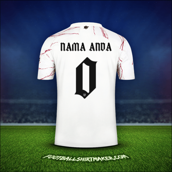 Jersey Arsenal Cup 2020/21 Alternatif -  nama anda - 0