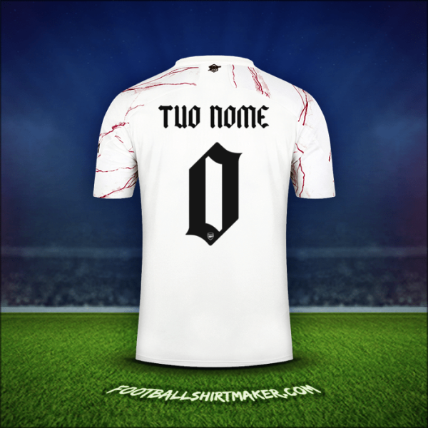 Maglia Arsenal Cup 2020/21 Seconda -  tuo nome - 0