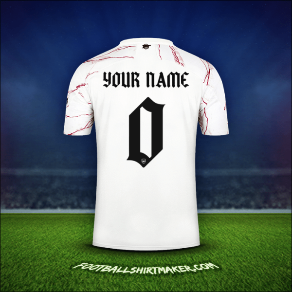 Shirt Arsenal Cup 2020/21 Away -  your name - 0