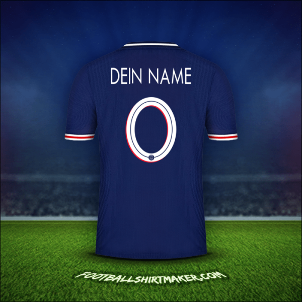Trikot Paris Saint Germain Cup 2020/21 -  dein name - 0