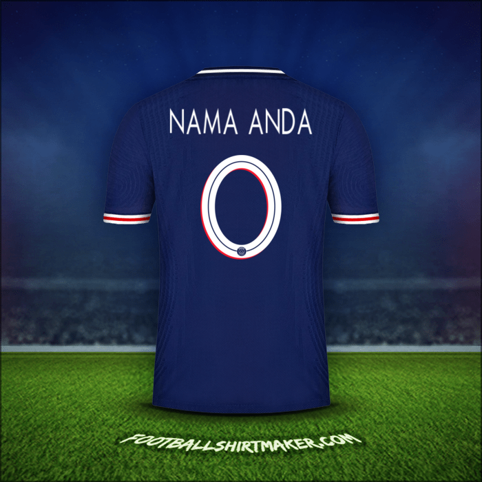 Jersey Paris Saint Germain Cup 2020/21 -  nama anda - 0