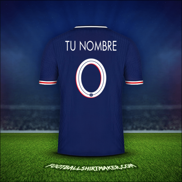 Camiseta Paris Saint Germain Cup 2020/21 -  tu nombre - 0