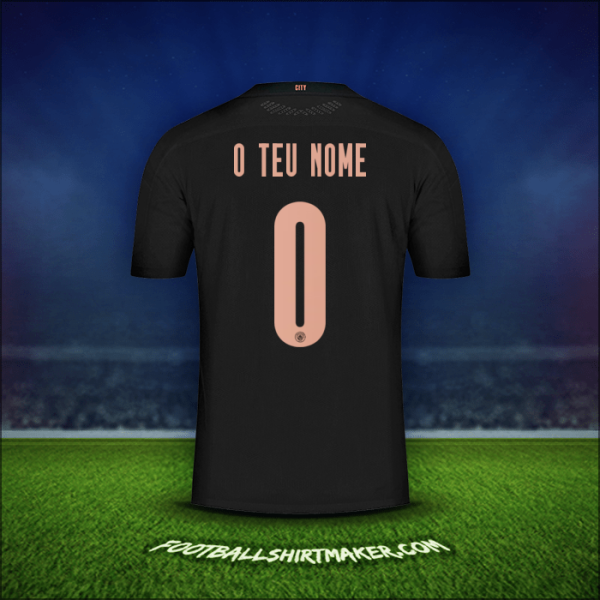 Camisola Manchester City Cup 2020/21 Alternativa -  o teu nome - 0