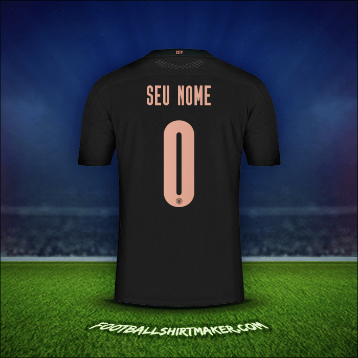 Camisa Manchester City Cup 2020/21 Alternativa -  seu nome - 0