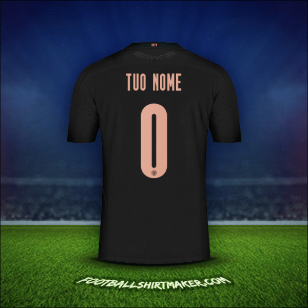 Maglia Manchester City Cup 2020/21 Seconda -  tuo nome - 0