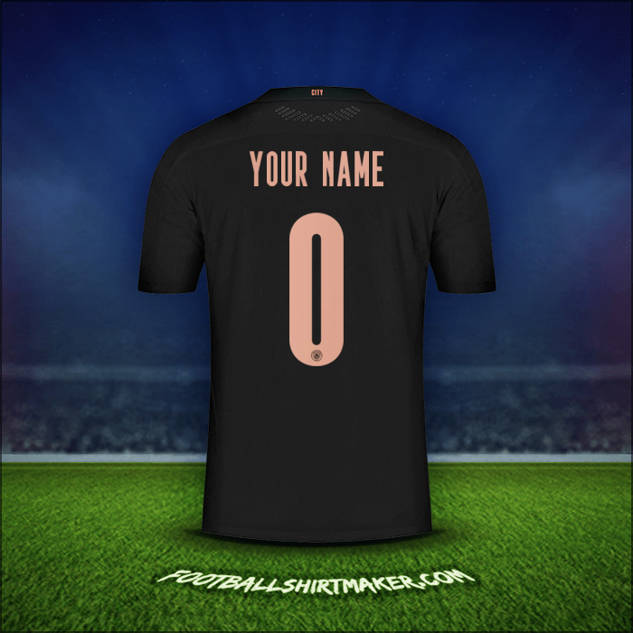 Shirt Manchester City Cup 2020/21 Away -  your name - 0