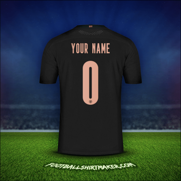 Shirt Manchester City Cup 2020/21 Away -  your name - 0