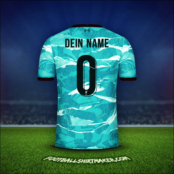 Trikot Liverpool FC Cup 2020/21 Auswärts -  dein name - 0
