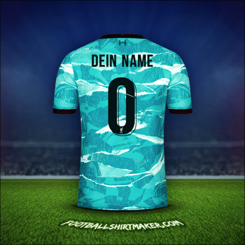 Trikot Liverpool FC Cup 2020/21 Auswärts -  dein name - 0