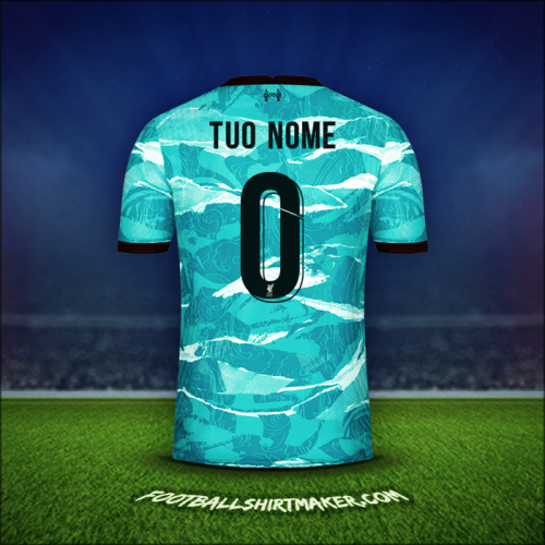 Maglia Liverpool FC Cup 2020/21 Seconda -  tuo nome - 0