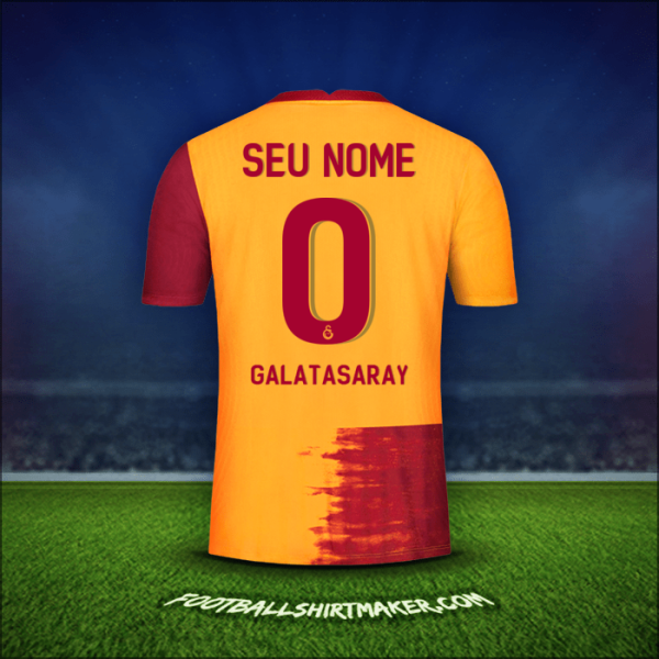 Camisa Galatasaray SK Cup 2020/21 -  seu nome - 0