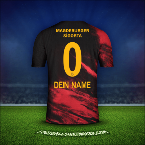 Trikot Galatasaray SK 2020/21 Auswärts -  dein name - 0