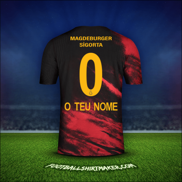 Camisola Galatasaray SK 2020/21 Alternativa -  o teu nome - 0