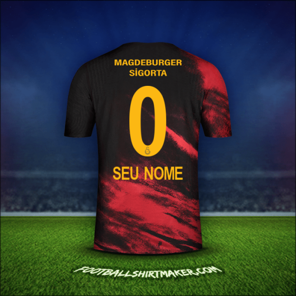 Camisa Galatasaray SK 2020/21 Alternativa -  seu nome - 0