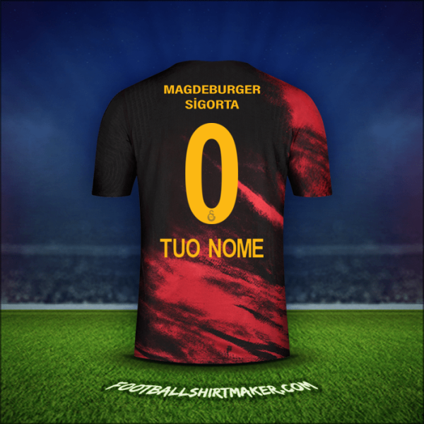 Maglia Galatasaray SK 2020/21 Seconda -  tuo nome - 0