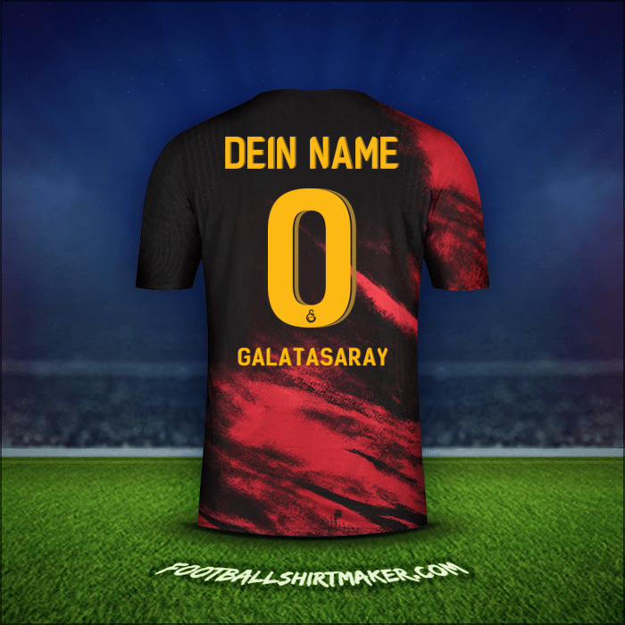 Trikot Galatasaray SK Cup 2020/21 Auswärts -  dein name - 0