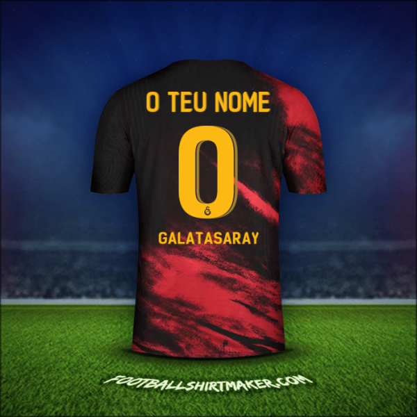 Camisola Galatasaray SK Cup 2020/21 Alternativa -  o teu nome - 0