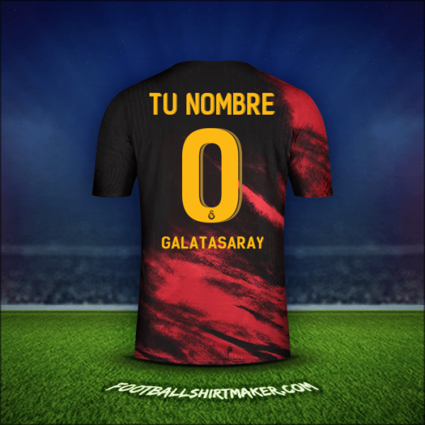 Jersey Galatasaray SK Cup 2020/21 Visita -  tu nombre - 0