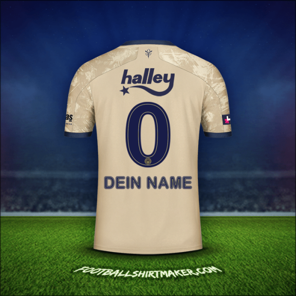 Trikot Fenerbahce SK 2020/21 Auswärts -  dein name - 0