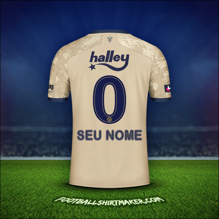 Camisa Fenerbahce SK 2020/21 Alternativa -  seu nome - 0