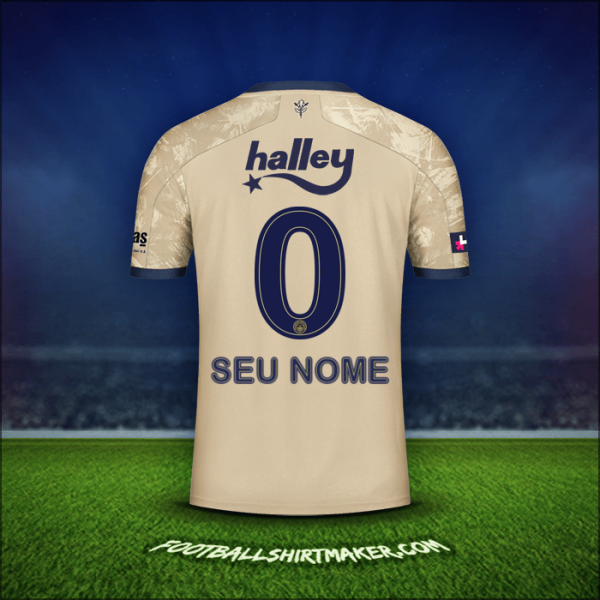 Camisa Fenerbahce SK 2020/21 Alternativa -  seu nome - 0