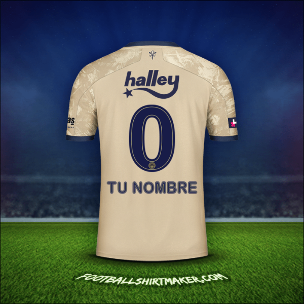 Camiseta Fenerbahce SK 2020/21 Visita -  tu nombre - 0