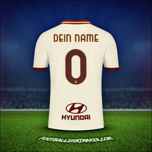 Trikot AS Roma 2020/21 Auswärts -  dein name - 0