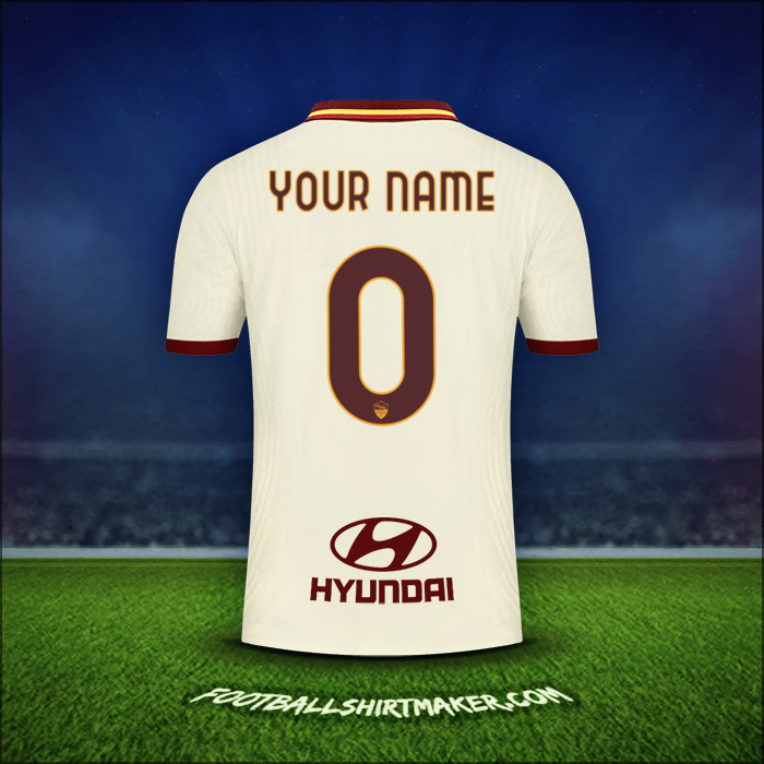 Jersey AS Roma 2020/21 Away -  your name - 0