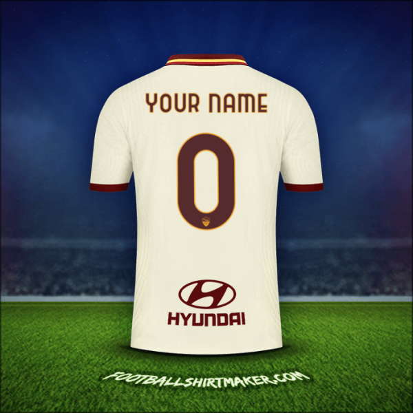 Shirt AS Roma 2020/21 Away -  your name - 0