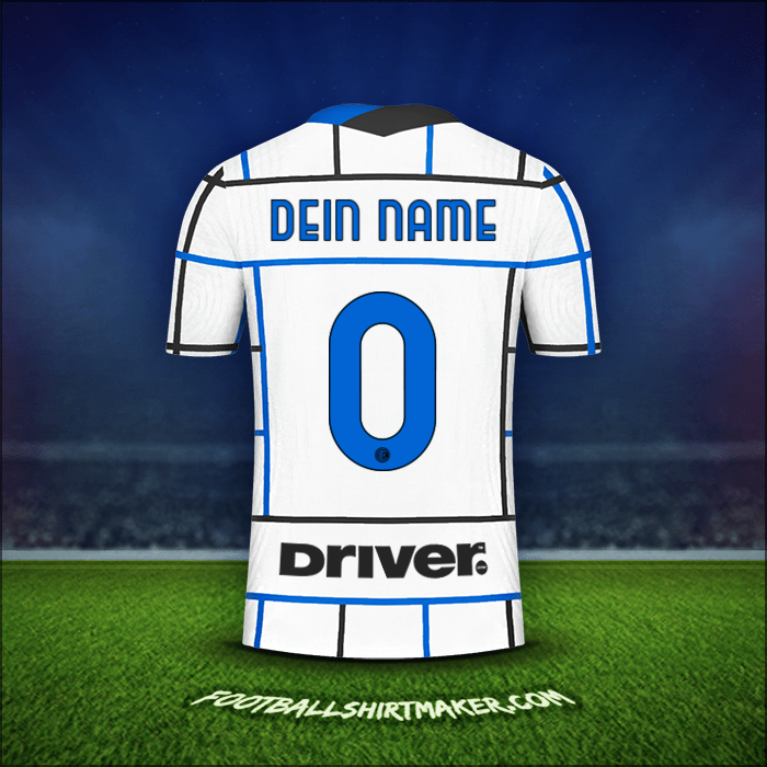 Trikot Inter 2020/21 Auswärts -  dein name - 0