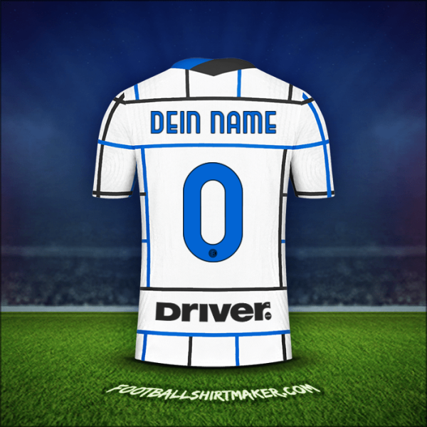 Trikot Inter 2020/21 Auswärts -  dein name - 0