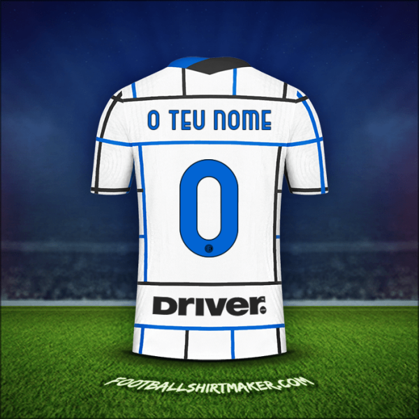 Camisola Inter 2020/21 Alternativa -  o teu nome - 0
