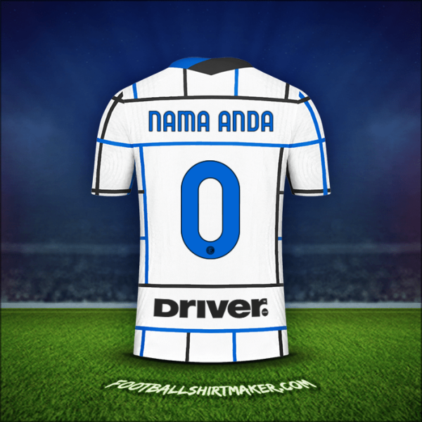 Jersey Inter 2020/21 Alternatif -  nama anda - 0