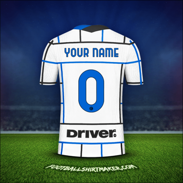 Shirt Inter 2020/21 Away -  your name - 0