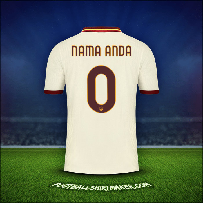 Jersey AS Roma Cup 2020/21 Alternatif -  nama anda - 0