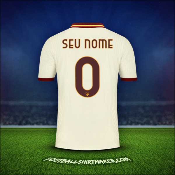 Camisa AS Roma Cup 2020/21 Alternativa -  seu nome - 0