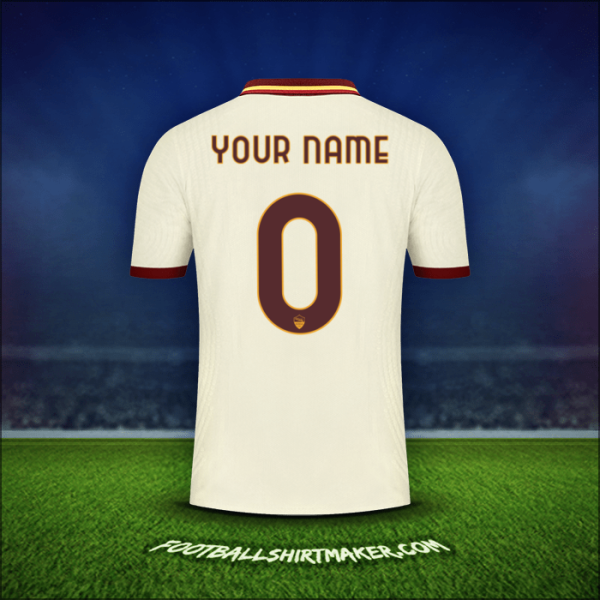 Shirt AS Roma Cup 2020/21 Away -  your name - 0