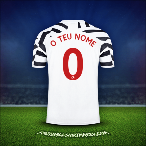 Camisola Manchester United 2020/21 Terceira -  o teu nome - 0