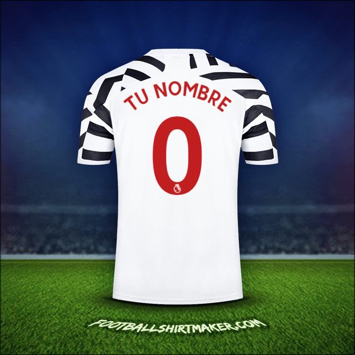Camiseta Manchester United 2020/21 Tercera -  tu nombre - 0