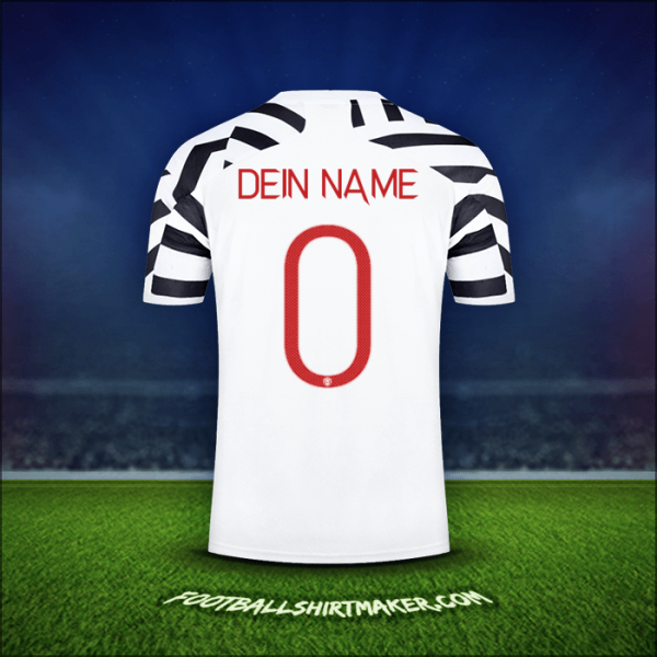 Trikot Manchester United Cup 2020/21 Dritte -  dein name - 0