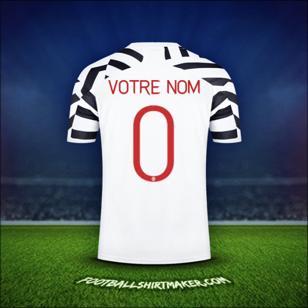 Maillot Manchester United Cup 2020/21 Troisième -  votre nom - 0