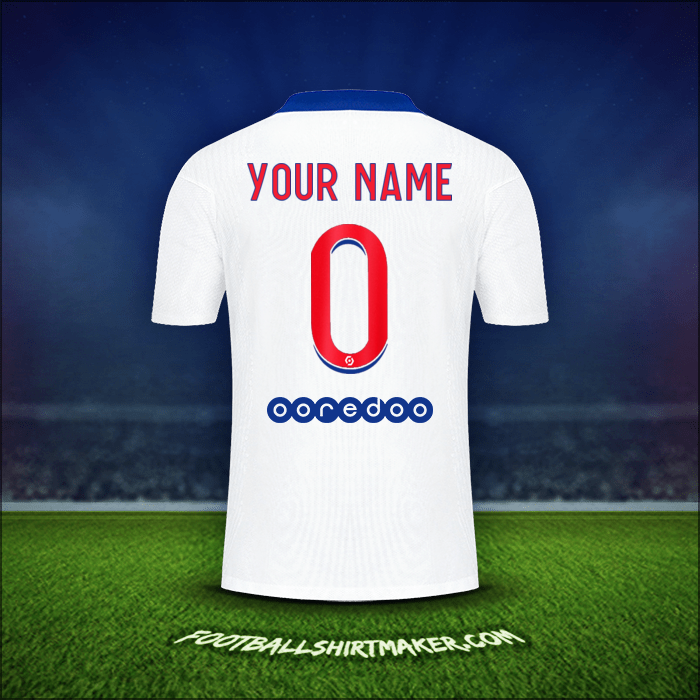 Shirt Paris Saint Germain 2020/21 Away -  your name - 0