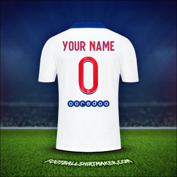 Shirt Paris Saint Germain 2020/21 Away -  your name - 0