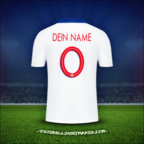Trikot Paris Saint Germain Cup 2020/21 Auswärts -  dein name - 0