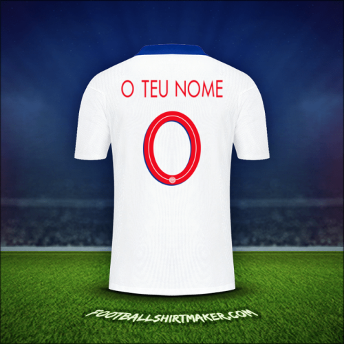 Camisola Paris Saint Germain Cup 2020/21 Alternativa -  o teu nome - 0