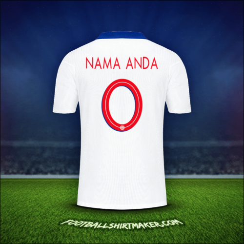 Jersey Paris Saint Germain Cup 2020/21 Alternatif -  nama anda - 0