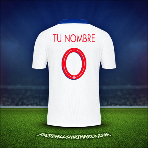 Camiseta Paris Saint Germain Cup 2020/21 Visita -  tu nombre - 0