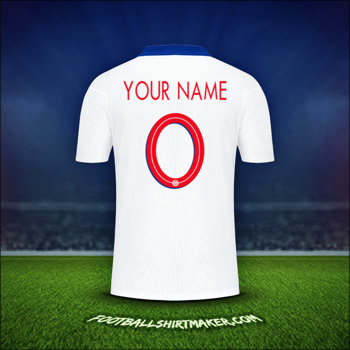 Shirt Paris Saint Germain Cup 2020/21 Away -  your name - 0
