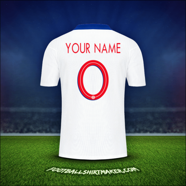 Shirt Paris Saint Germain Cup 2020/21 Away -  your name - 0