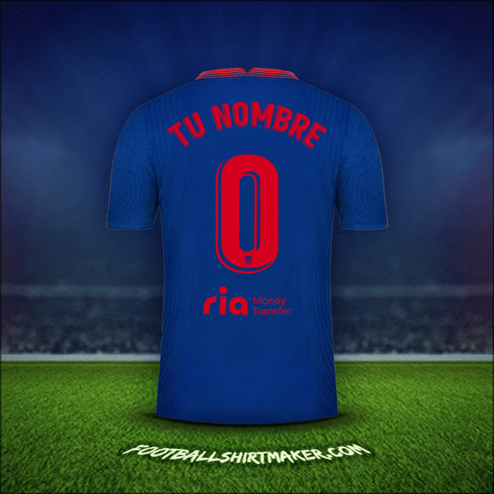 Camiseta Atletico Madrid 2020/21 Visita -  tu nombre - 0